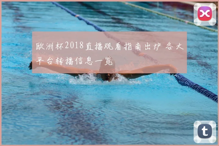 欧洲杯2018直播观看指南出炉 各大平台转播信息一览